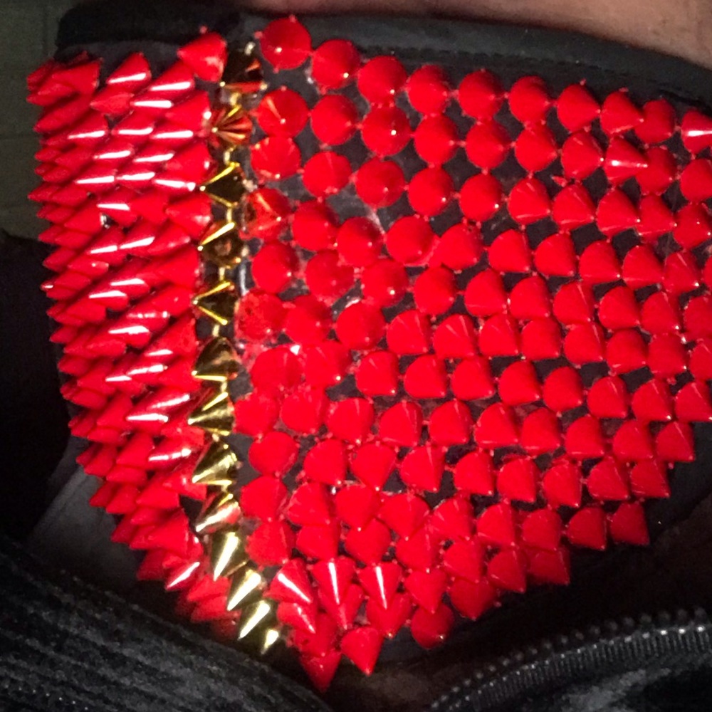 Red Studs covid ‘Mask